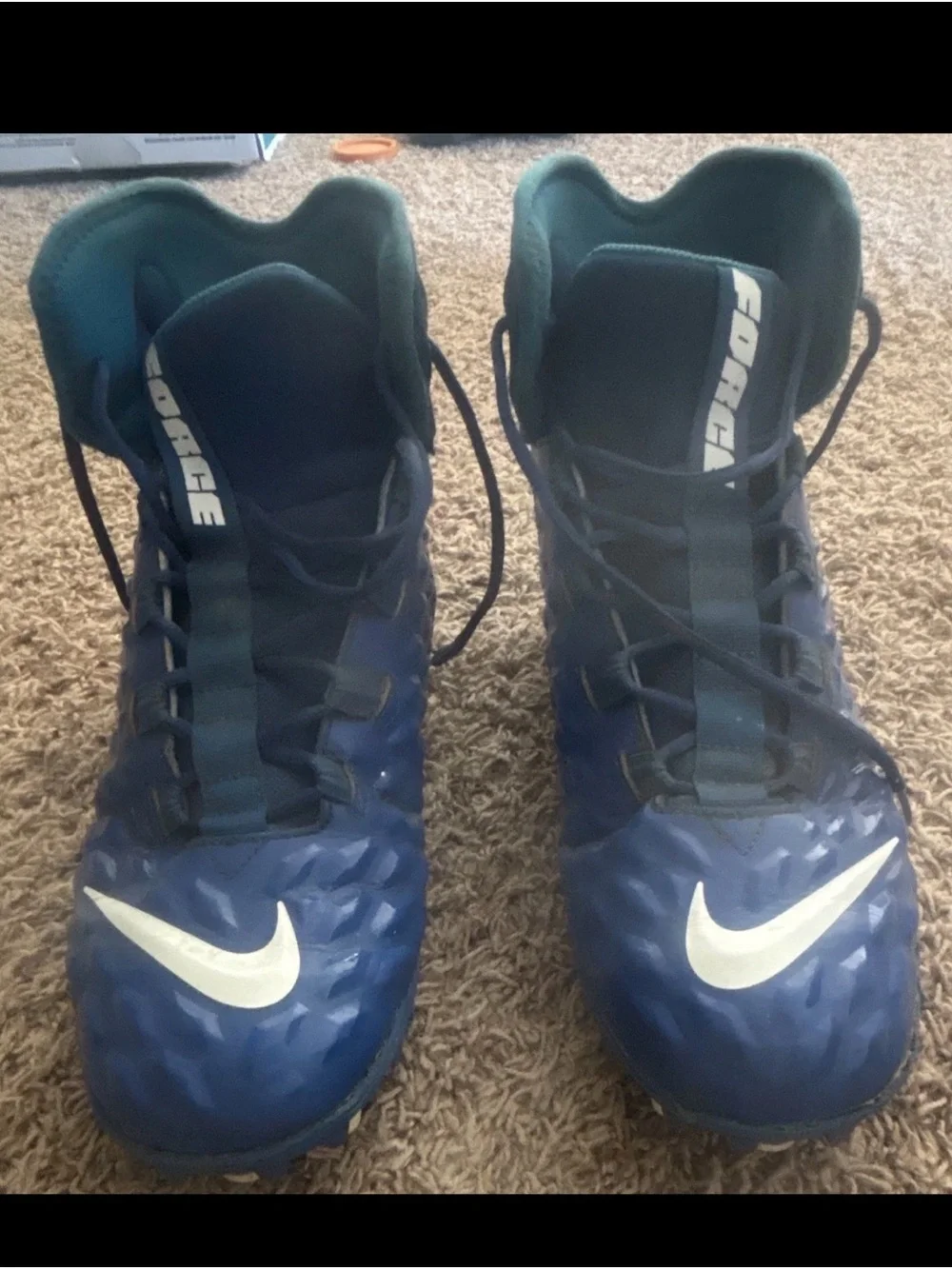 Nike Light Blue Soccer Cleats with White Swoosh